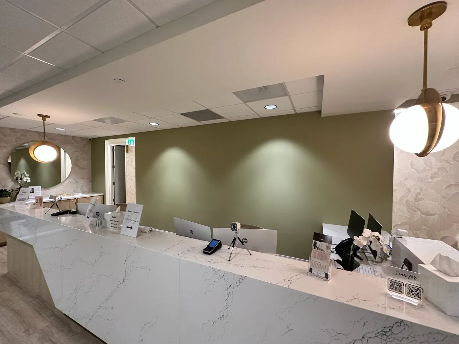 Large commercial wallcovering project